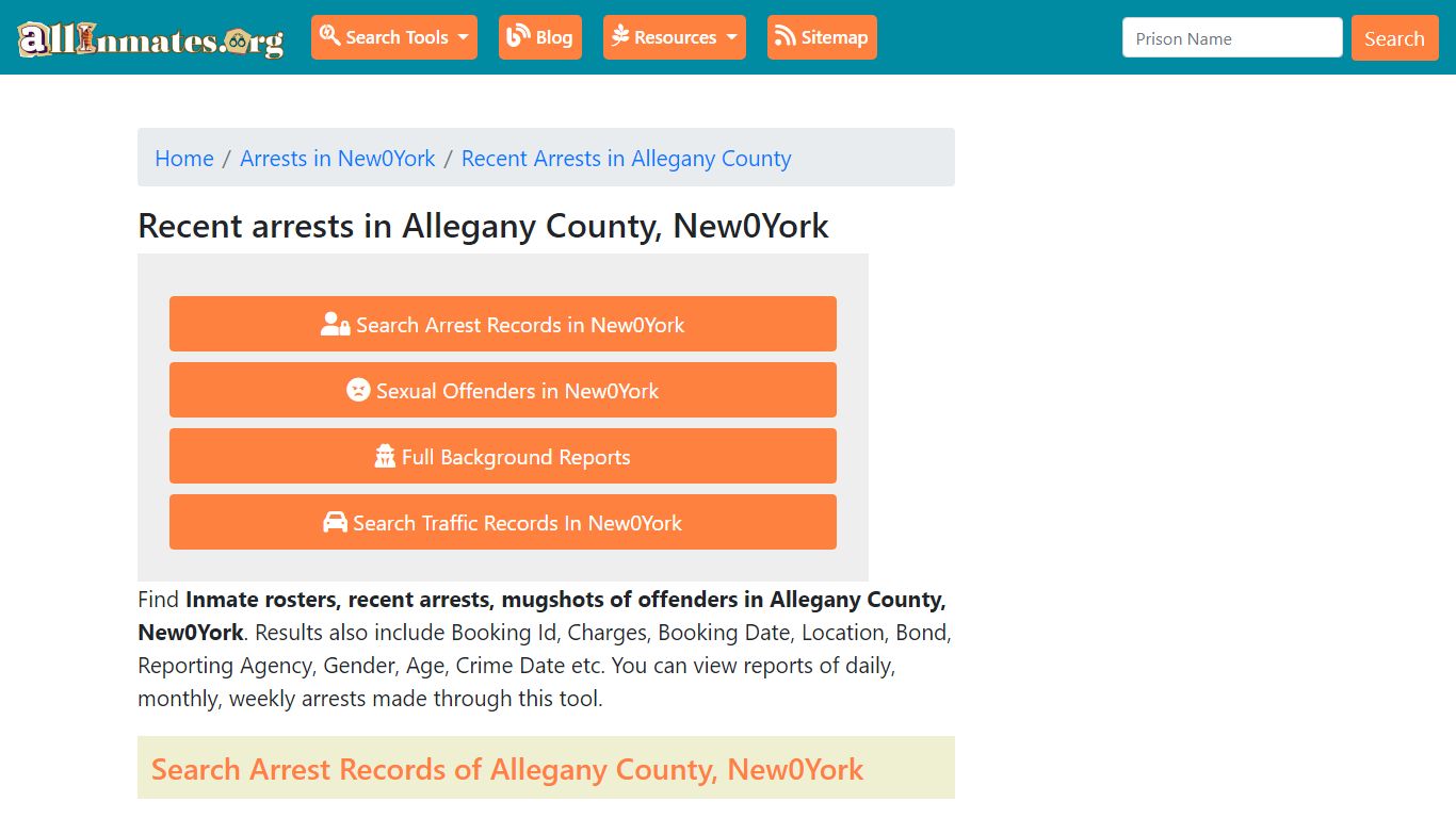 Recent arrests in Allegany County, New York | Mugshots, Rosters ...